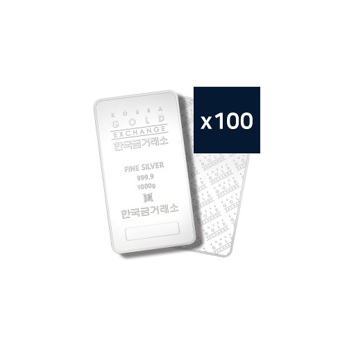 한국금거래소 실버바 1000g * 100ea